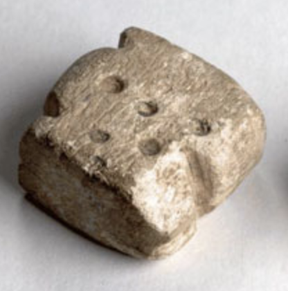 ”Dice, I'm pretty sure we've found recognizable d6 dice that are thousands of years old.” — Gemmabeta